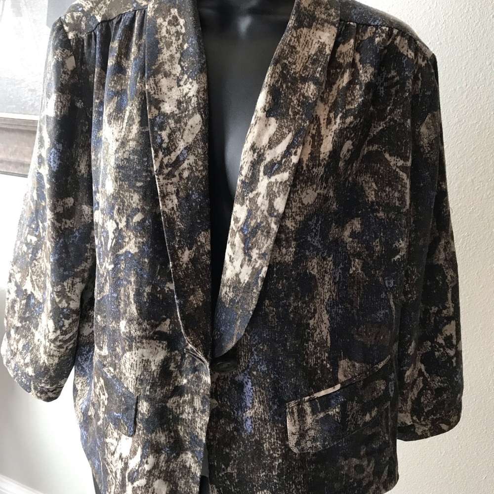 COLDWATER CREEK CLASSIC BLAZER PETITE LARGE 14-16   EUC - Picture 3 of 11